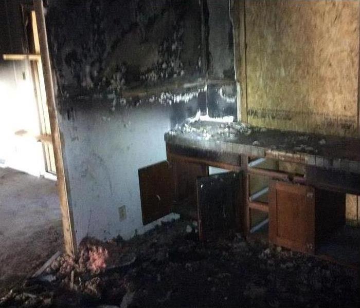 Kitchen fire - total loss