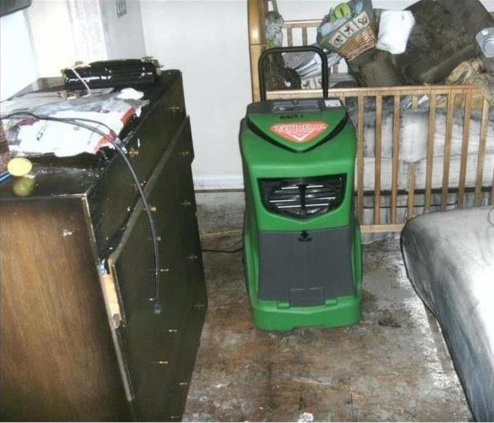 Dehumidifier Set up in a Kitchen